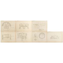 Andrew Noble Gun Turret Patent Lithograph
