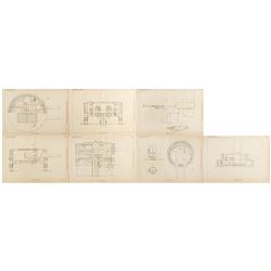 Andrew Noble Gun Turret Patent Lithograph