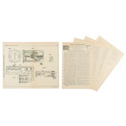 Pioneer Instruments Engine Synchronism Indicators Patent Lithograph and Specification Sheet