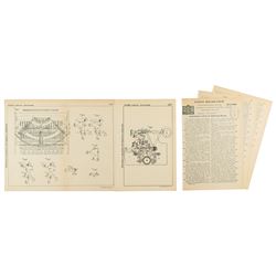 Remington Typewriter Key Action Patent and Specification Document