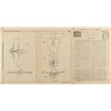 Image 1 : Reinhold Tiling Flying Rocket Patent Lithograph and Specification Document