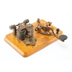 1860s Phelps-Hamilton Civil War Telegraph Set