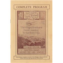 Wright Brothers Dayton Homecoming Program