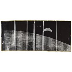 Lunar Orbiter 1 'Earthrise' Transmission Print