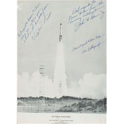 Mercury Astronauts: Grissom, Glenn, and Shepard Signed Photograph