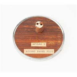 Apollo 9 Flown Access Panel Plug