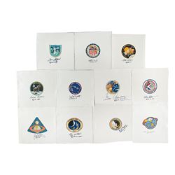 Apollo Program Group of (11) Beta Cloth Patches