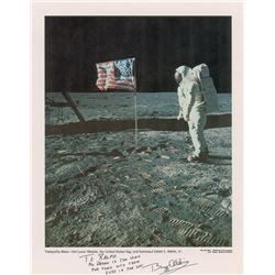 Buzz Aldrin Oversized Signed Photograph