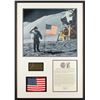 Image 1 : Apollo 15 Lunar Surface Flown American Flag