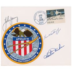 Apollo 16 Signed Cover