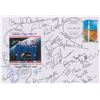 Image 1 : Soyuz TMA-17 Flown Cover Signed by 28 ISS Astronauts