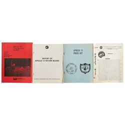 Apollo 13 Group of (4) NASA Publications