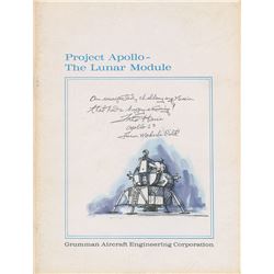 Apollo Lunar Module Booklet Signed by Fred Haise