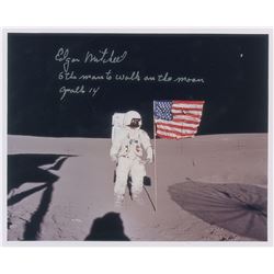 Edgar Mitchell Signed Photograph