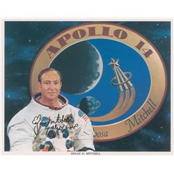 Edgar Mitchell Signed Photograph