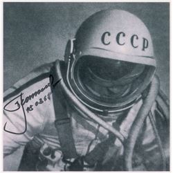 Alexei Leonov Signed Photograph