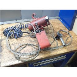 Dayton 1/2 Ton Pneumatic Chain Hoist, M/N: 4ZW57