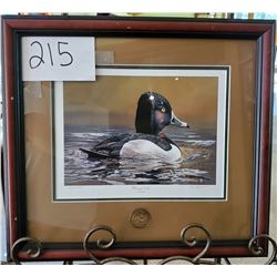 Ducks unlimited 1622/2000 "Morning Calm" by Greg Clair Framed 18 1/2"w x 17"h