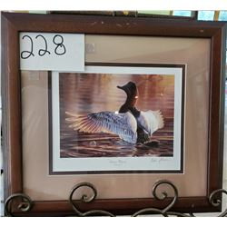 Ducks Unlimited 561/2900 "Autumn Majesty" by Adam Grimm Framed 17 1/2"w x 15 1/2"h