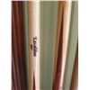 Image 3 : Pool table cue stick rack with 9 cue sticks 25"w x 55"h - 2 racks