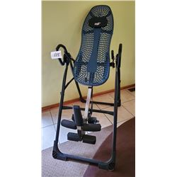 Teeter EP-960 Inversion Table - approx 4'8" x 6'6" height capacity 300lb weight capacity - 49" x 29.