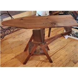 Antique Wooden Step Stool /ironing board- approx 41 1/2"h