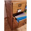 Image 5 : Early Oak 4 Drawer File Cabinet