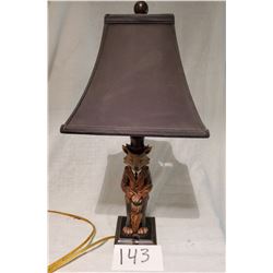 Beautiful Lamp with Fox holding Umbrella - approx