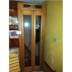 ANTIQUE WOODEN TELEPHONE BOOTH / AKA LOT 151