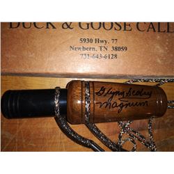 SIGNED NEW VINTAGE GLYNN SCOBEY DUCK & GOOSE CALL IN BOX AKA #264