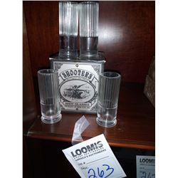 Shooters Crystal Shotgun Shell Shot Glasses