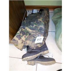 Red Ball Insulated Hip Wader Camo Boots