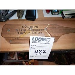 Lynch's World Champion Turkey Caller