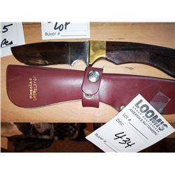 Precise Deer Slayer Knife w/ Sheath, Like-New