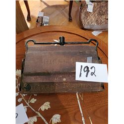 Antique Wooden Bissell Carpet Sweeper