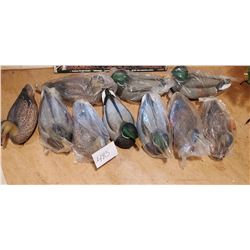 NEW 10 PC Mallard Duck Decoy Set