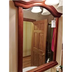 Wooden Wall Mirror