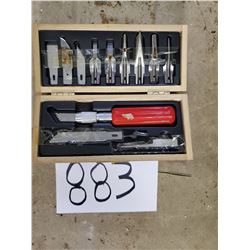 X-Acto Knife Set, in Wooden Case