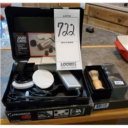 NEW Norelco Man Care Electric Shoe Polishing Kit, Sheepskin Care Kit