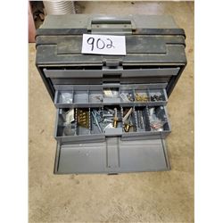 Pro Classic Portable Compartment Box, w/ Assorted Screws, Nuts & Bolts