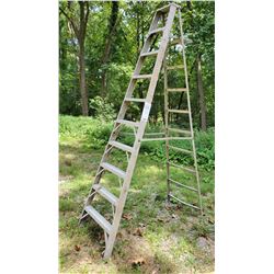 10 Ft Aluminum Folding Ladder