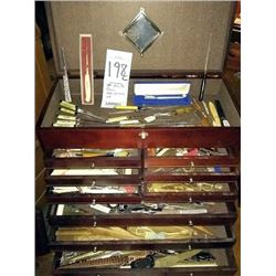 HUGE LETTER OPENER COLLECTION IN CUSTOM CASE X 300 PLUS