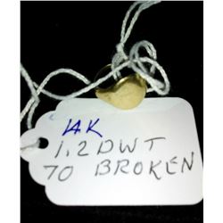 14K 1.2 DWT RING / DAMAGED