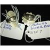 Image 2 : STERLING RING LOT X2