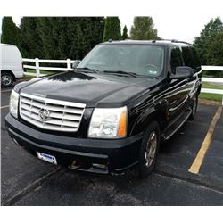 2004 BLACK CADILLAC ESCALADE
