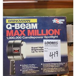 Brinkman 1,000,000 Candlepower Spotlight, New in Box