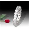 Image 1 : 1.02ct 14KW BEZEL DIAMOND ETERNITY RING