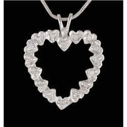 14KW Gold Sweet Heat Diamond Pendant