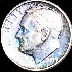 1959 Roosevelt Silver Dime GEM PROOF