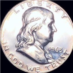 1963 Franklin Half Dollar GEM PROOF